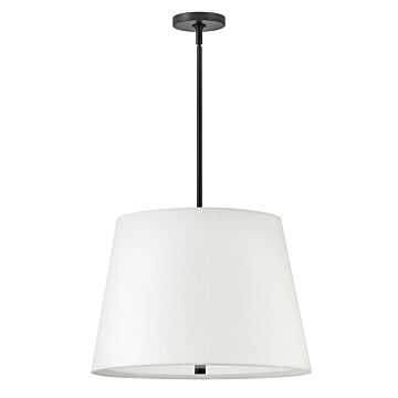 Beale 3-Light LED Convertible Pendant in Black