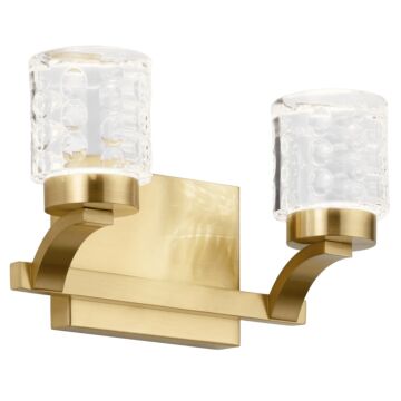 Rene LED Vanity in Champagne Gold by Kichler