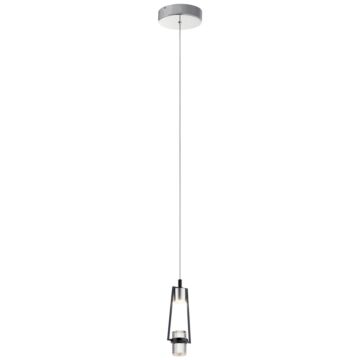 Ayse LED Mini Pendant in Matte Black by Kichler