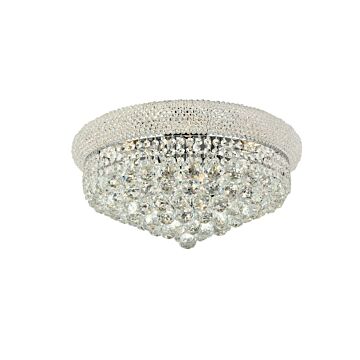 Primo 10-Light Flush Mount in Chrome