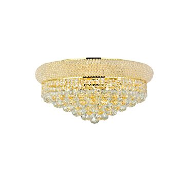 Primo 10-Light Flush Mount in Gold