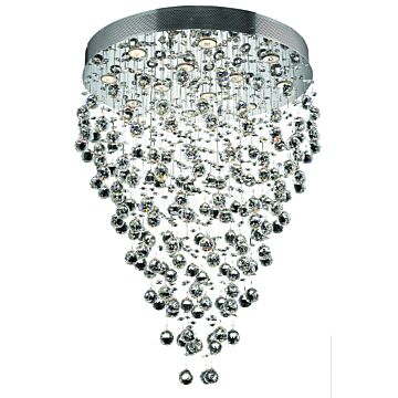 Galaxy 12-Light Chandelier in Chrome