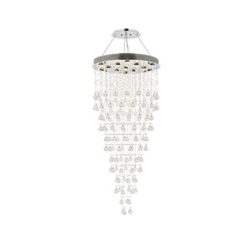 Galaxy 13-Light Chandelier in Chrome