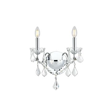 St. Francis 2-Light Wall Sconce in Chrome