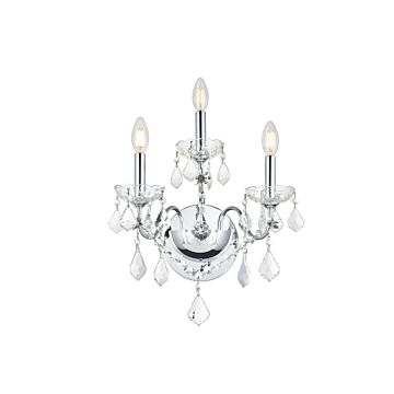 St. Francis 3-Light Wall Sconce in Chrome