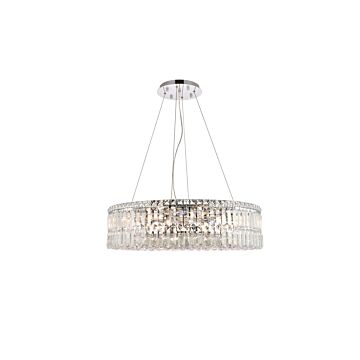 Maxime 12-Light Chandelier in Chrome