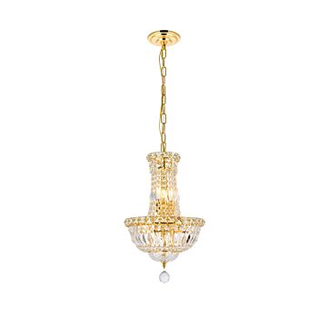 Tranquil 6-Light Pendant in Gold