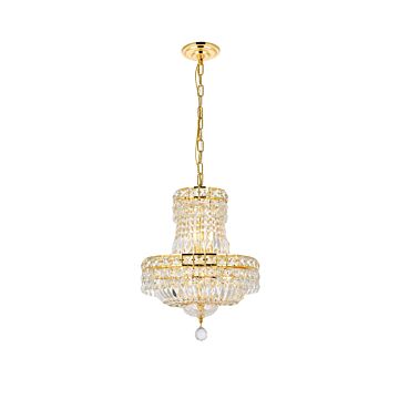 Tranquil 6-Light Pendant in Gold