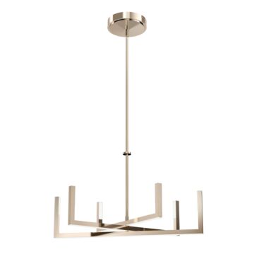 Priam LED Chandelier in Polished Nickel by Kichler