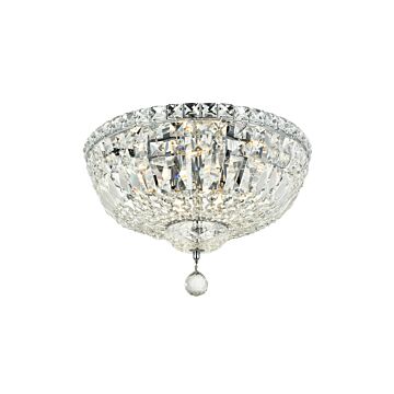 Tranquil 6-Light Flush Mount in Chrome