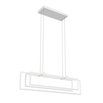 Jestin LED Linear Chandelier in White by Kichler