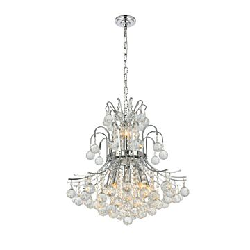 Toureg 10-Light Pendant in Chrome