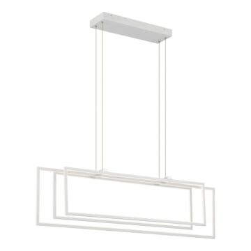 Jestin LED Linear Chandelier in White by Kichler