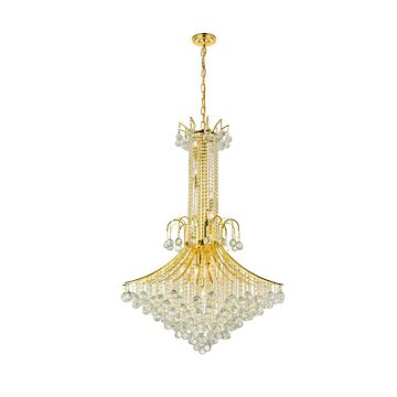 Toureg 16-Light Chandelier in Gold