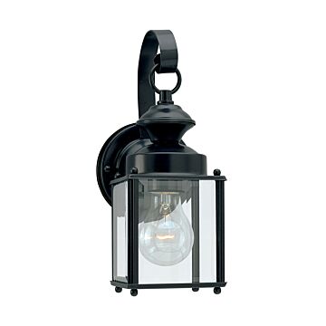 Generation Lighting Jamestowne 11 Outdoor Wall Light in Black