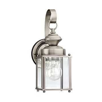 Generation Lighting Jamestowne 11 Outdoor Wall Light in Antique Brushed Nickel