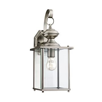 Generation Lighting Jamestowne 17 Outdoor Wall Light in Antique Brushed Nickel