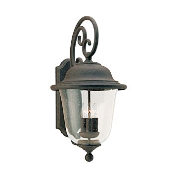 Generation Lighting Trafalgar 3-Light 24" Outdoor Wall Light in Oxidized Bronze