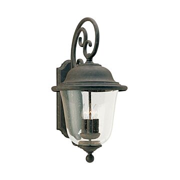 Generation Lighting Trafalgar 3-Light 24 Outdoor Wall Light in Oxidized Bronze