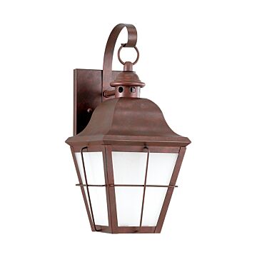Generation Lighting Chatham 15" Outdoor Wall Light in Weathered Copper