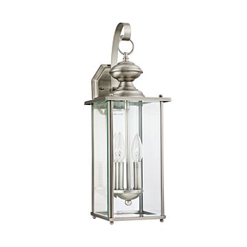 Generation Lighting Jamestowne 2-Light 20 Outdoor Wall Light in Antique Brushed Nickel