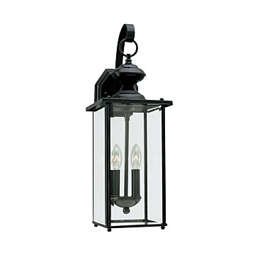 Generation Lighting Jamestowne 2-Light 20 Outdoor Wall Light in Black