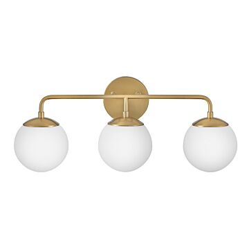 Julep LED Vanity in Lacquered Brass by Lark