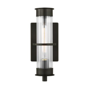 Alcona One Light Outdoor Wall Lantern in Antique Bronze by Visual Comfort Studio