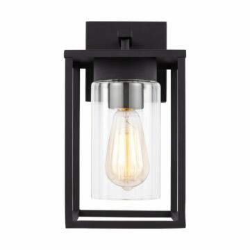 Vado One Light Outdoor Wall Lantern in Black by Visual Comfort Studio
