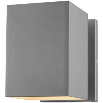 Pohl One Light Outdoor Wall Lantern in Painted Brushed Nickel by Visual Comfort Studio