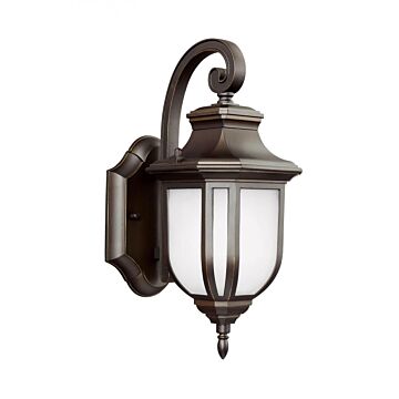 Sea Gull Childress 13 Inch Outdoor Wall Light in Antique Bronze