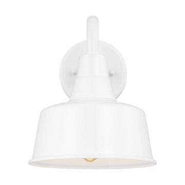 Barn Light One Light Outdoor Wall Lantern in White by Visual Comfort Studio