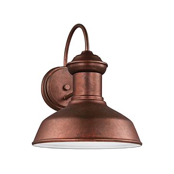 Generation Lighting Fredricksburg 12" Outdoor Wall Light in Weathered Copper