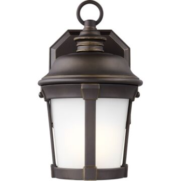 Generation Lighting Calder Outdoor Wall Lantern in Antique Bronze