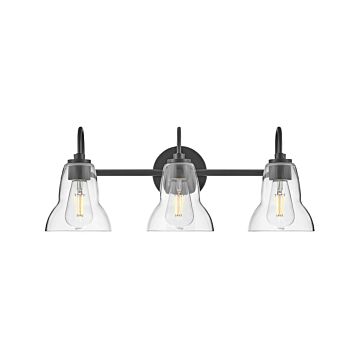 Vera 3-Light LED Bathroom Vanity Light in Black