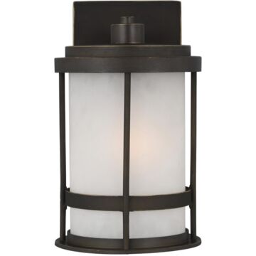 Generation Lighting Wilburn Outdoor Wall Light in Antique Bronze