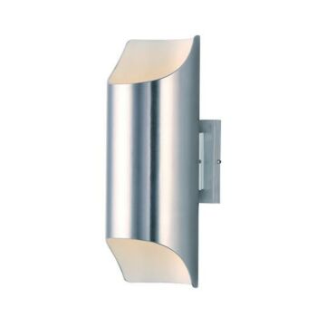 Lightray LED LED Outdoor Wall Sconce in Brushed Aluminum by Maxim