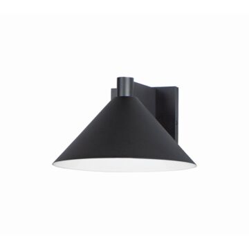 Conoid LED LED Outdoor Wall Sconce in Black by Maxim