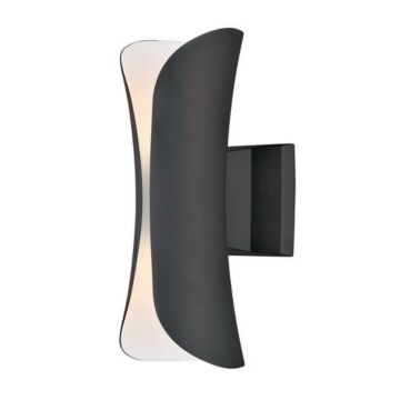 Scroll LED Outdoor Wall Sconce in Architectural Bronze by Maxim