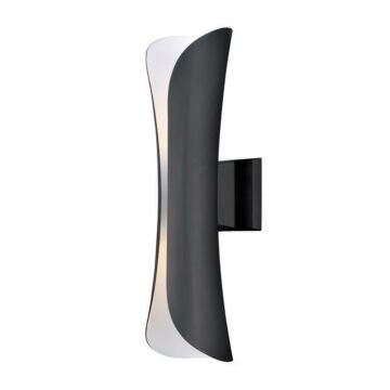 Scroll LED Outdoor Wall Sconce in Architectural Bronze by Maxim