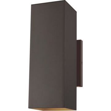 Pohl Two Light Outdoor Wall Lantern in Bronze by Visual Comfort Studio