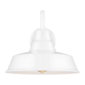 Barn Light One Light Outdoor Wall Lantern in White by Visual Comfort Studio