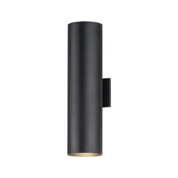 Outpost LED Outdoor Wall Sconce in Black by Maxim