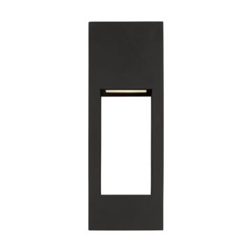 Testa LED Outdoor Wall Lantern in Black by Visual Comfort Studio