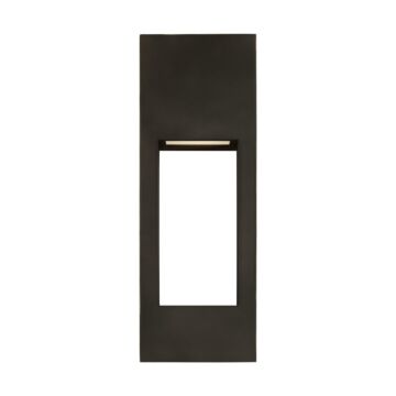 Testa LED Outdoor Wall Lantern in Antique Bronze by Visual Comfort Studio