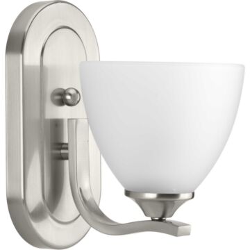 Laird 1-Light Bathroom Vanity Light Bracket in Brushed Nickel