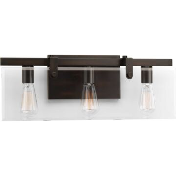 Glayse 3-Light Bathroom Vanity Light in Antique Bronze