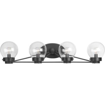 Spatial 4-Light Bathroom Vanity Light in Black