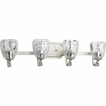 Anjoux 4-Light Bathroom Vanity Light in Silver Ridge