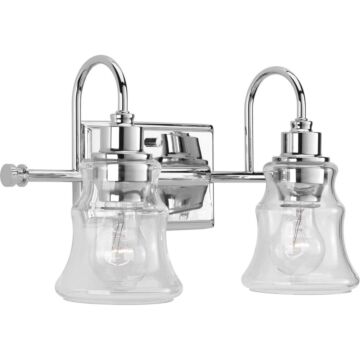Litchfield 2-Light Bathroom Vanity Light in Polished Chrome